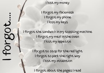 Poem: I forgot